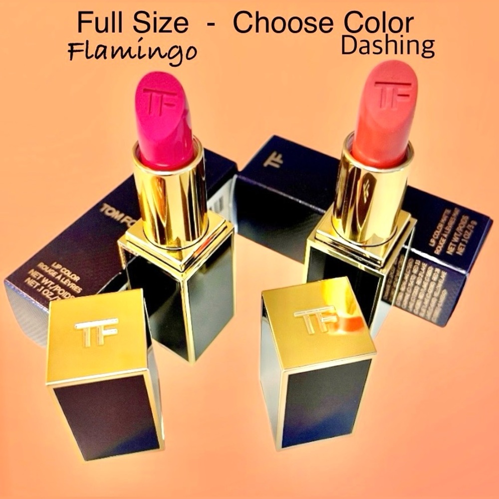 Tom Ford Lipstick CHOOSE Flamingo OR Dashing Full Sz New in Box